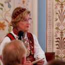 Dronning Sonja ønsket velkommen og holdt sin tale til Prinsesse Ingrid Alexandra. Foto: Terje Bendiksby/ NTB scanpix